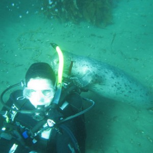 Checking the Tank Valve, Pelican Closure, Anacapa