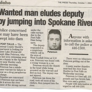 This is the guy that ran into the river