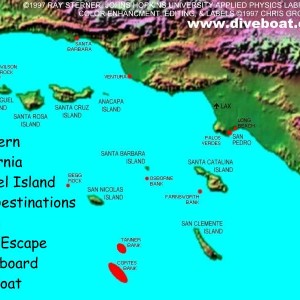 map of Channel Islands