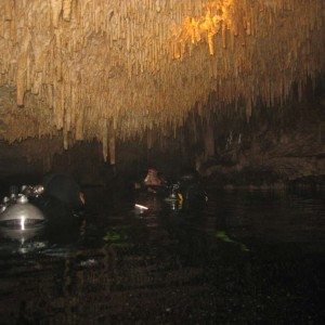 Air Dome in Cenote Chaac-Mool