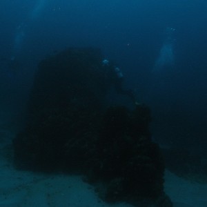 The underwater scenery