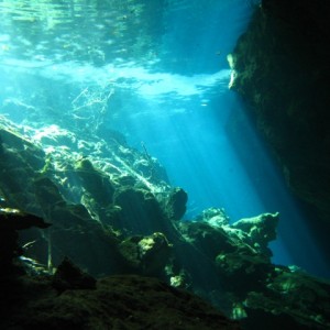 Cave Dives in Mexico (near Cancun) -- Feb 2008