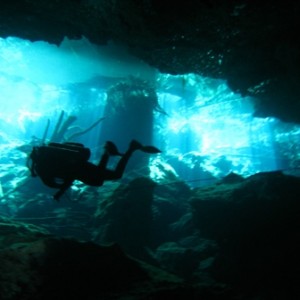 Cave Dives in Mexico (near Cancun) -- Feb 2008