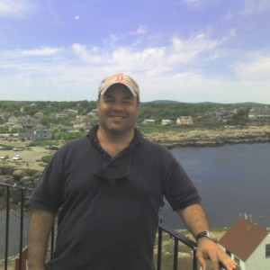 me atop Nubble Lighthouse on private tour