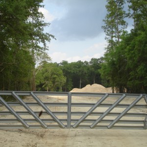 Locked Gate- Site under construction