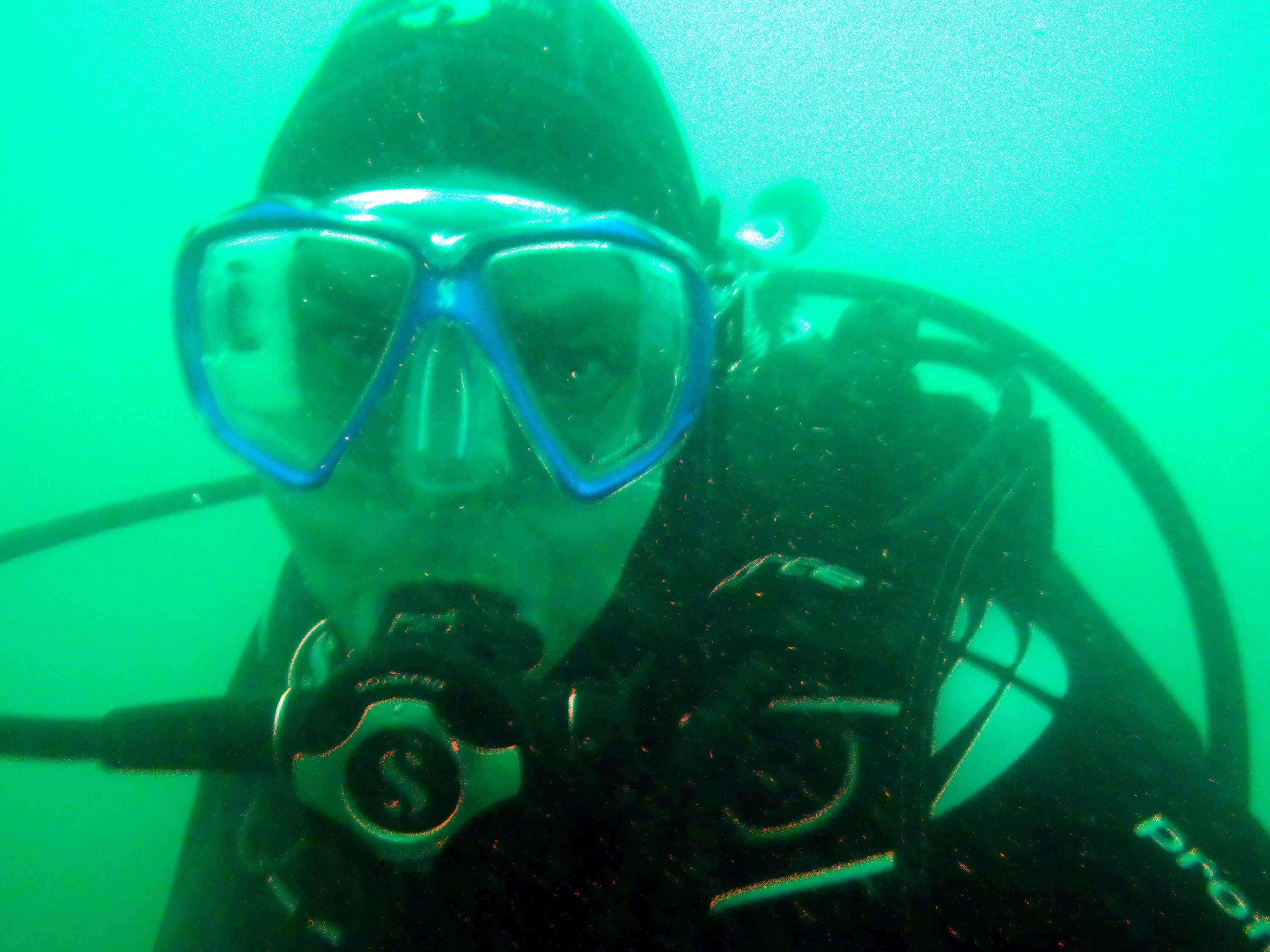 1st Sea dive in the U.K (Weymouth)