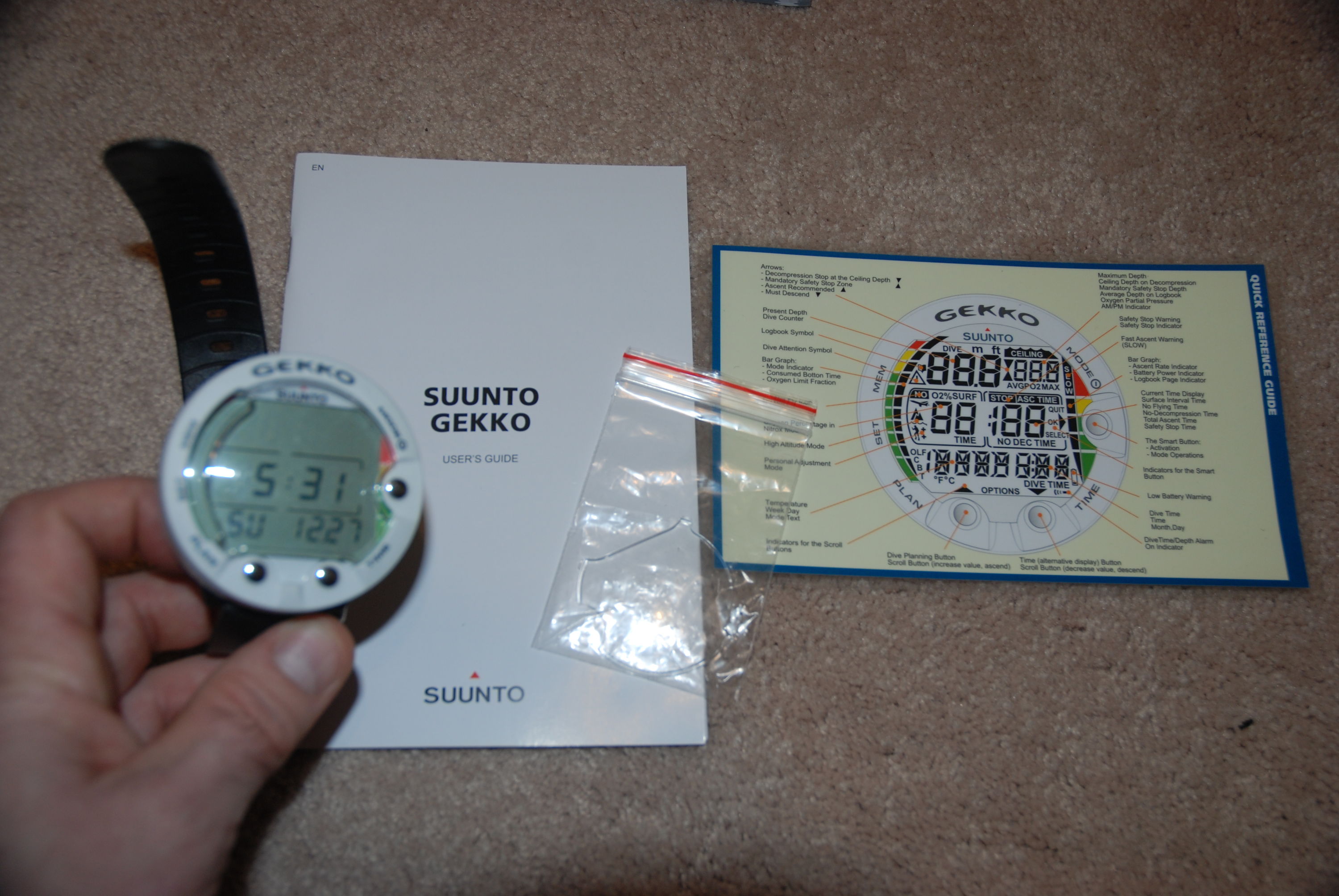 2009 Suunto Gekko dive computer