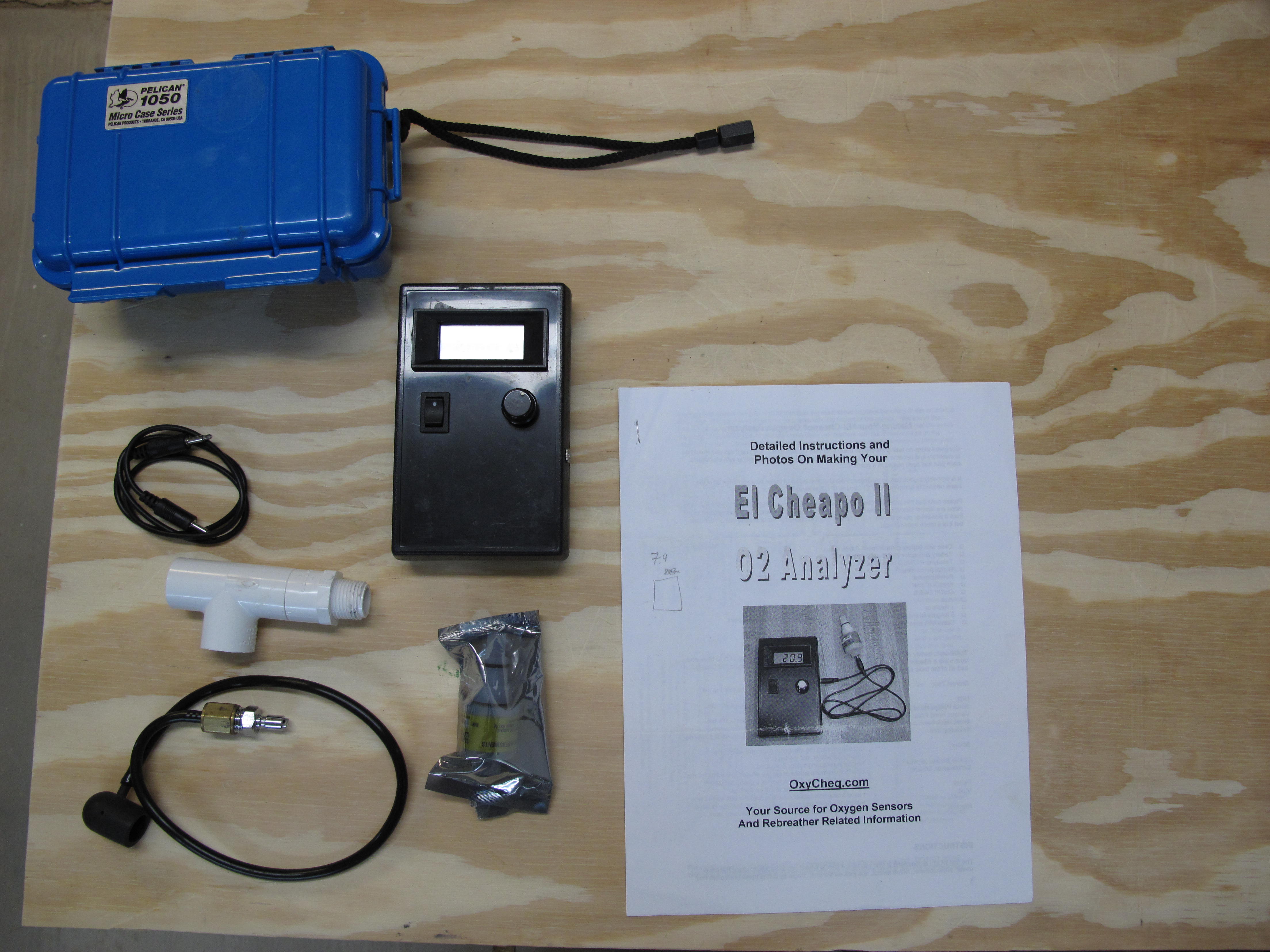 7. O2 Analyzer - El Cheapo II - Full Kit