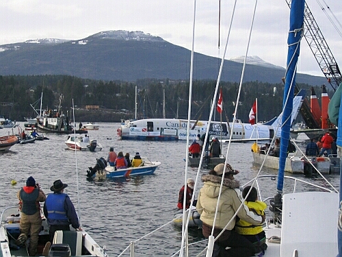 737 Sinking Chemainus January 14, 2006