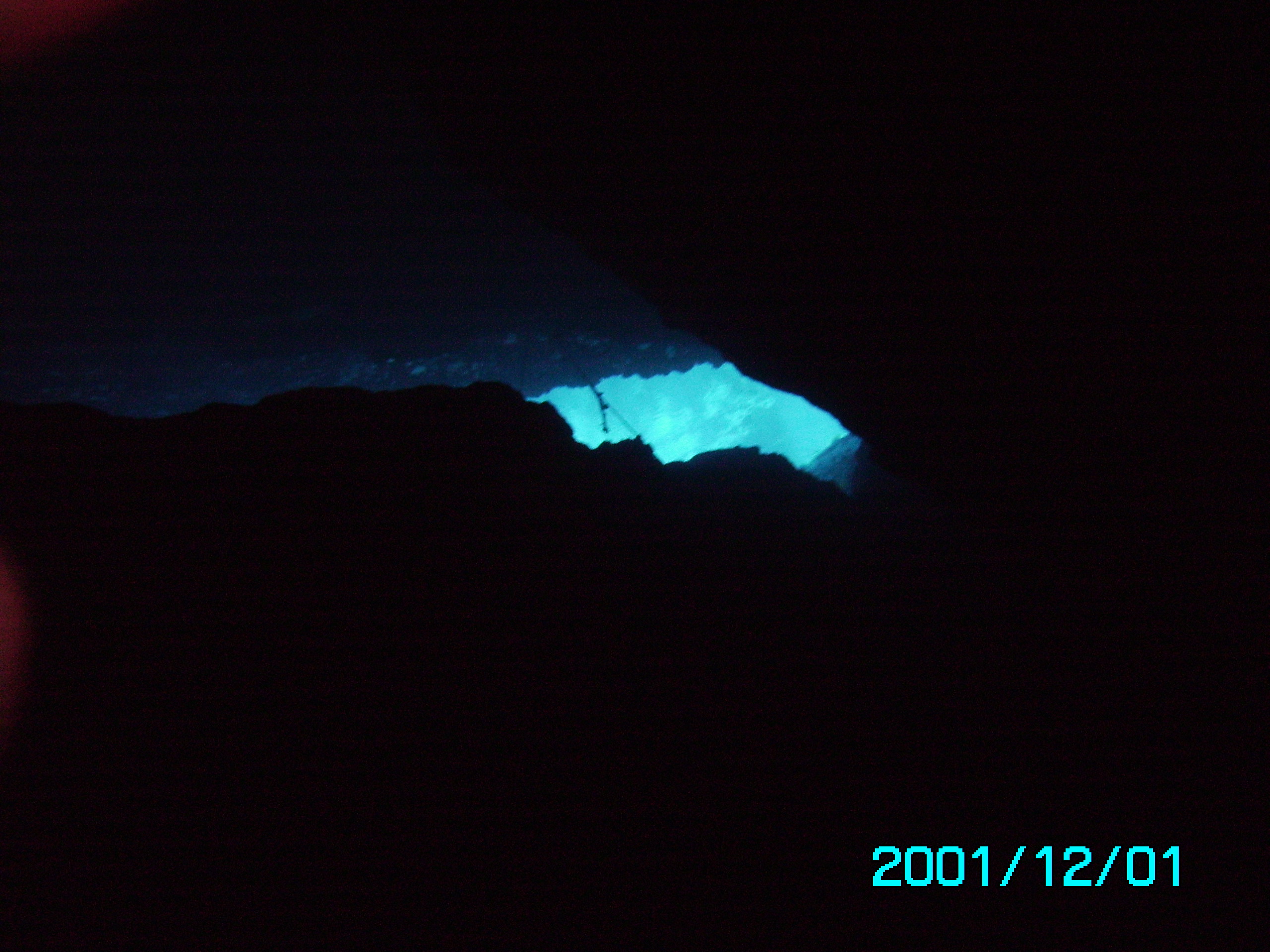 80 feet down Blue Grotto