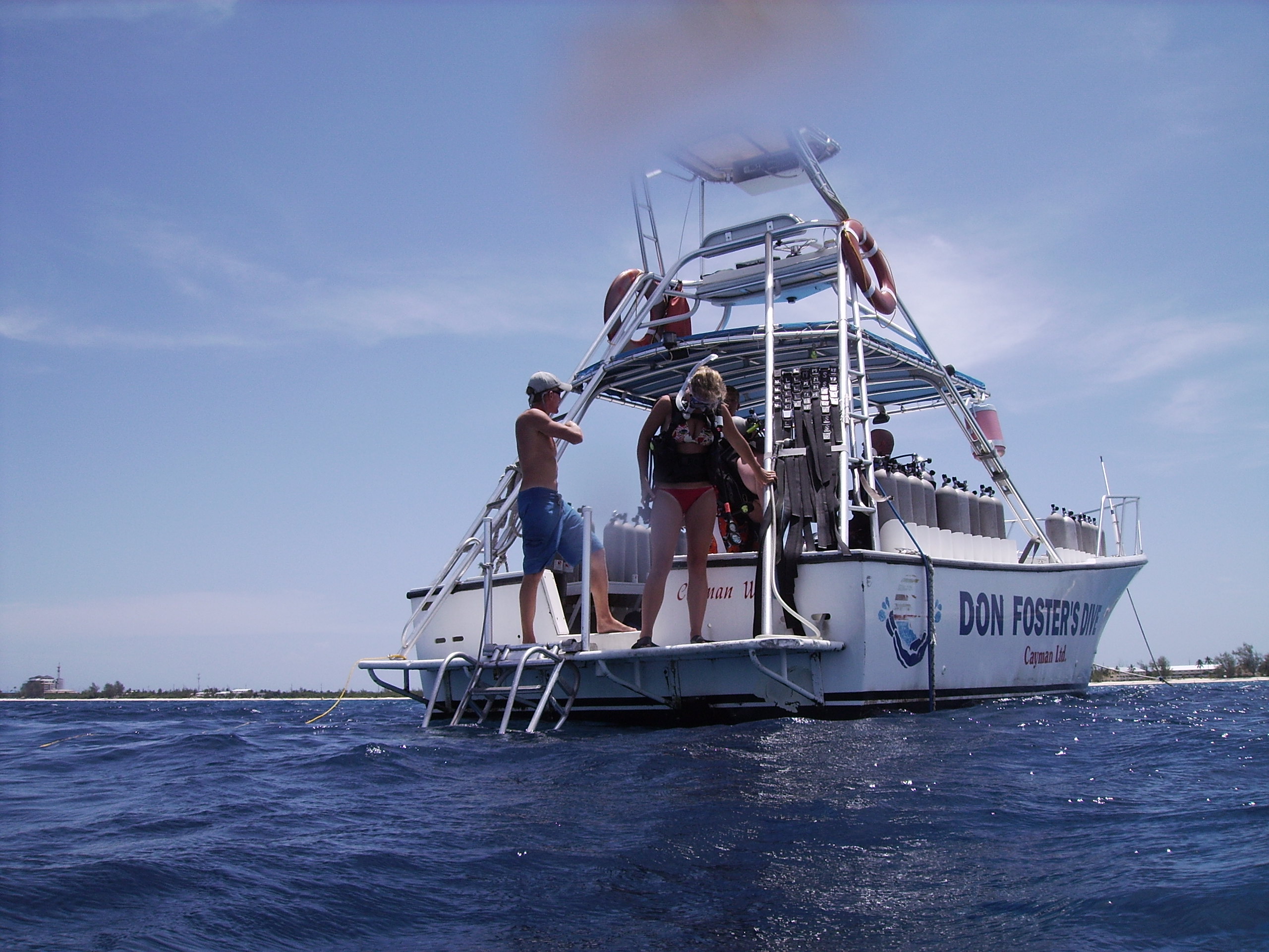 a diver with us in Grand Cayman