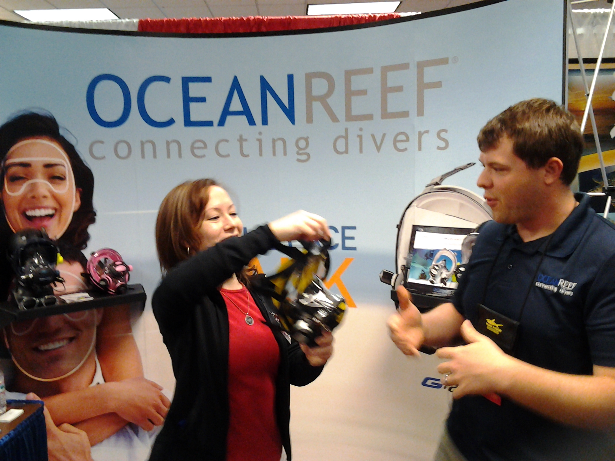 Abby at Ocean Reef @ Baltimore Dive Show