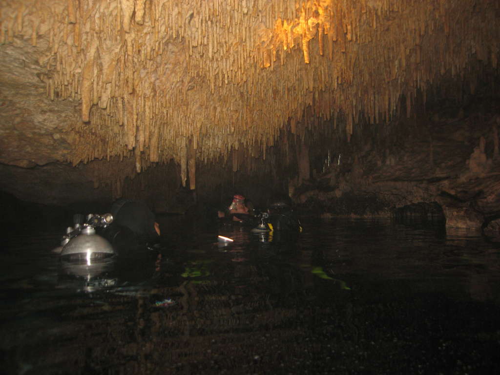 Air Dome in Cenote Chaac-Mool