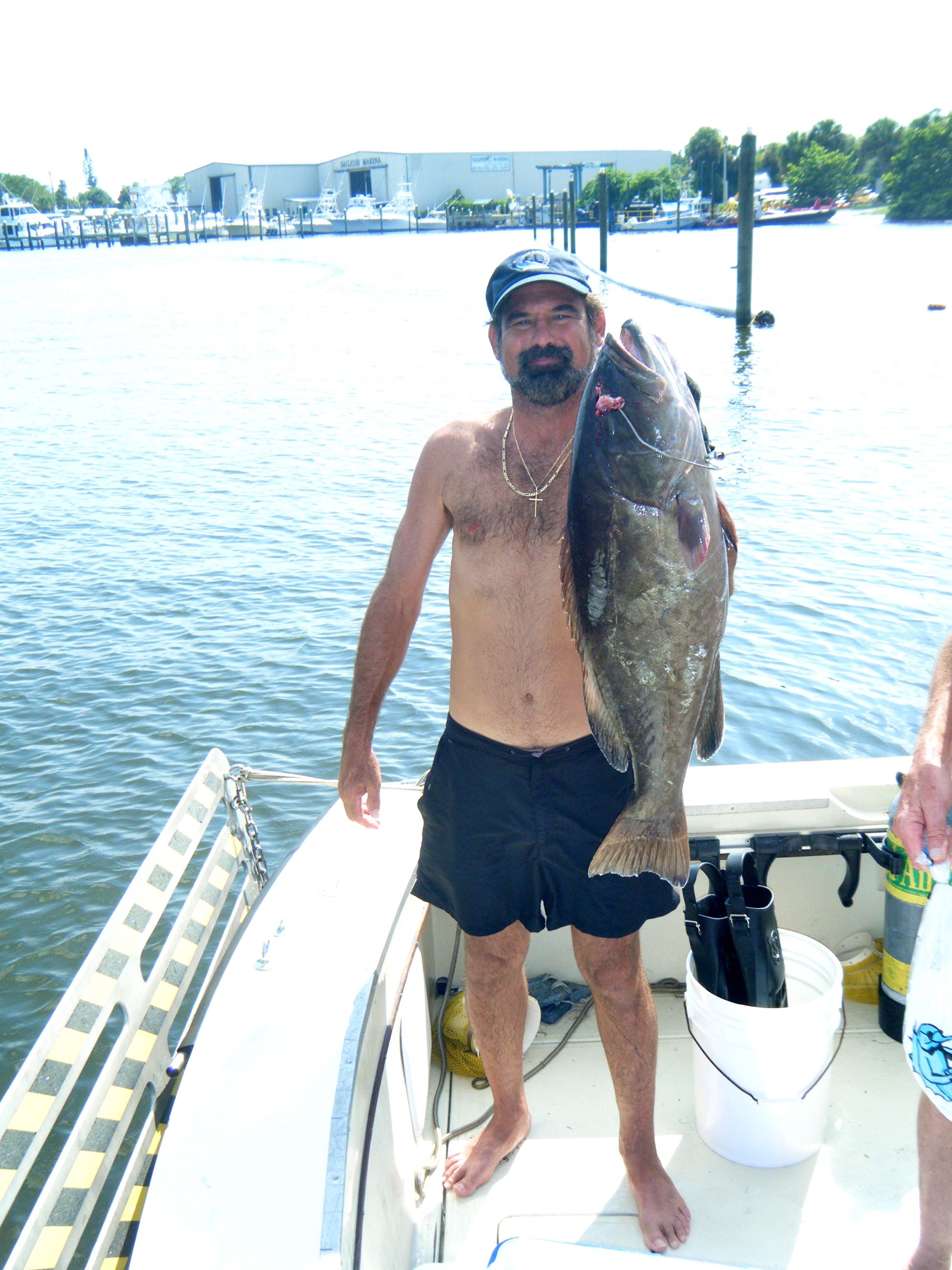 Amber's Dive Buddies and our catch