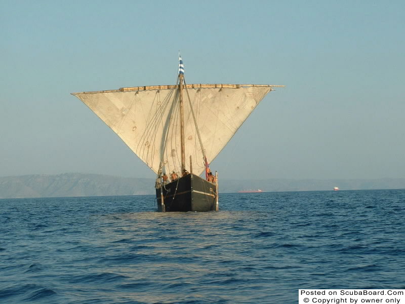 Ancient ship Agean Sea 1