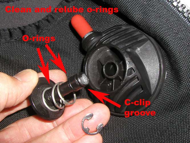 Apeks drysuit inflator valve disassembly and maintenance