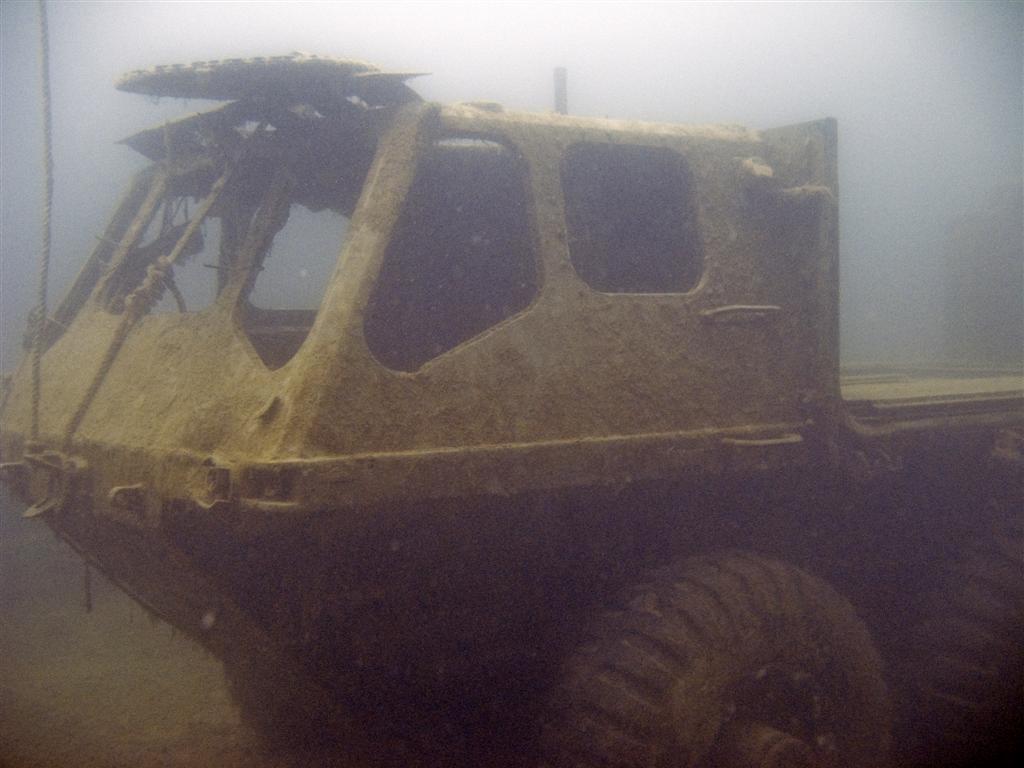 Armoured Personnel Carrier wreck