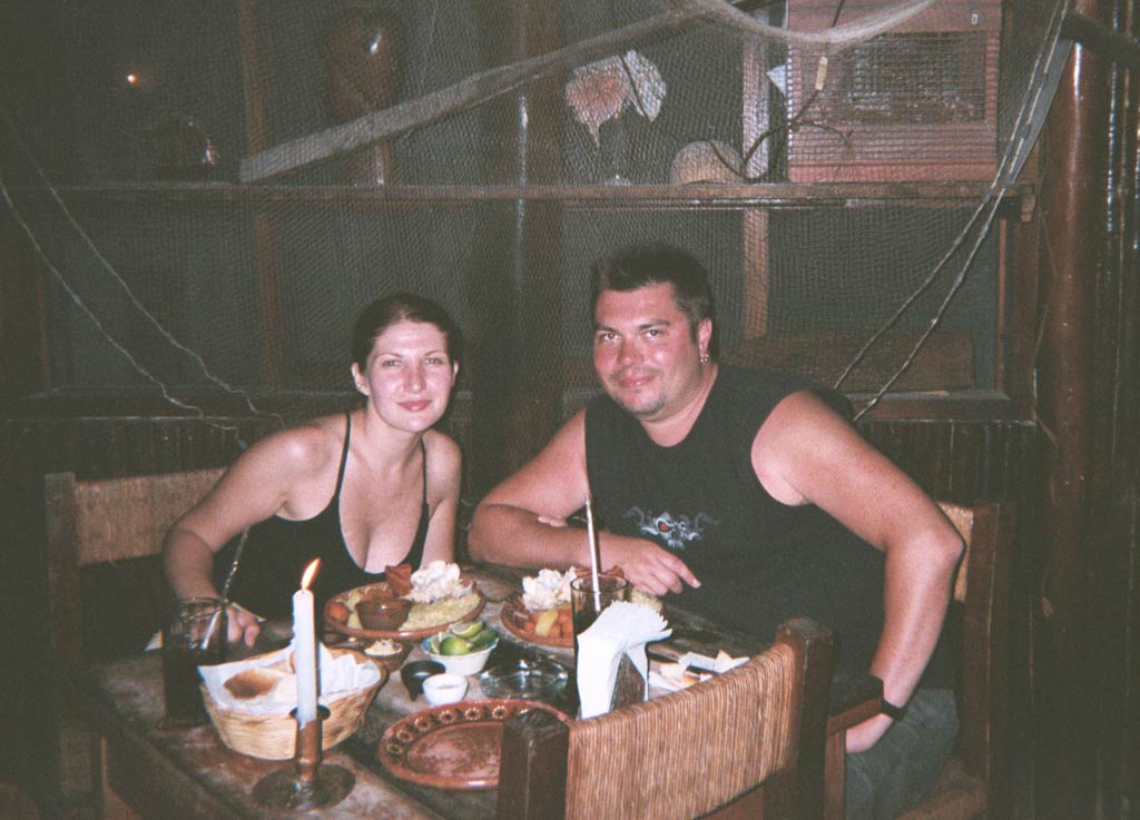 At Lobster House - Sept 2002