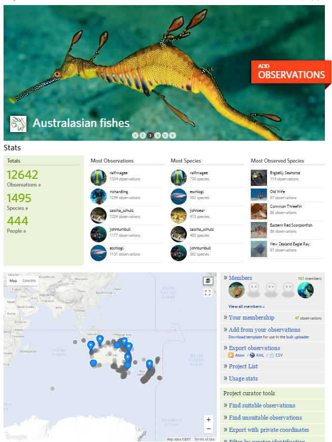 Australasian Fishes homepage