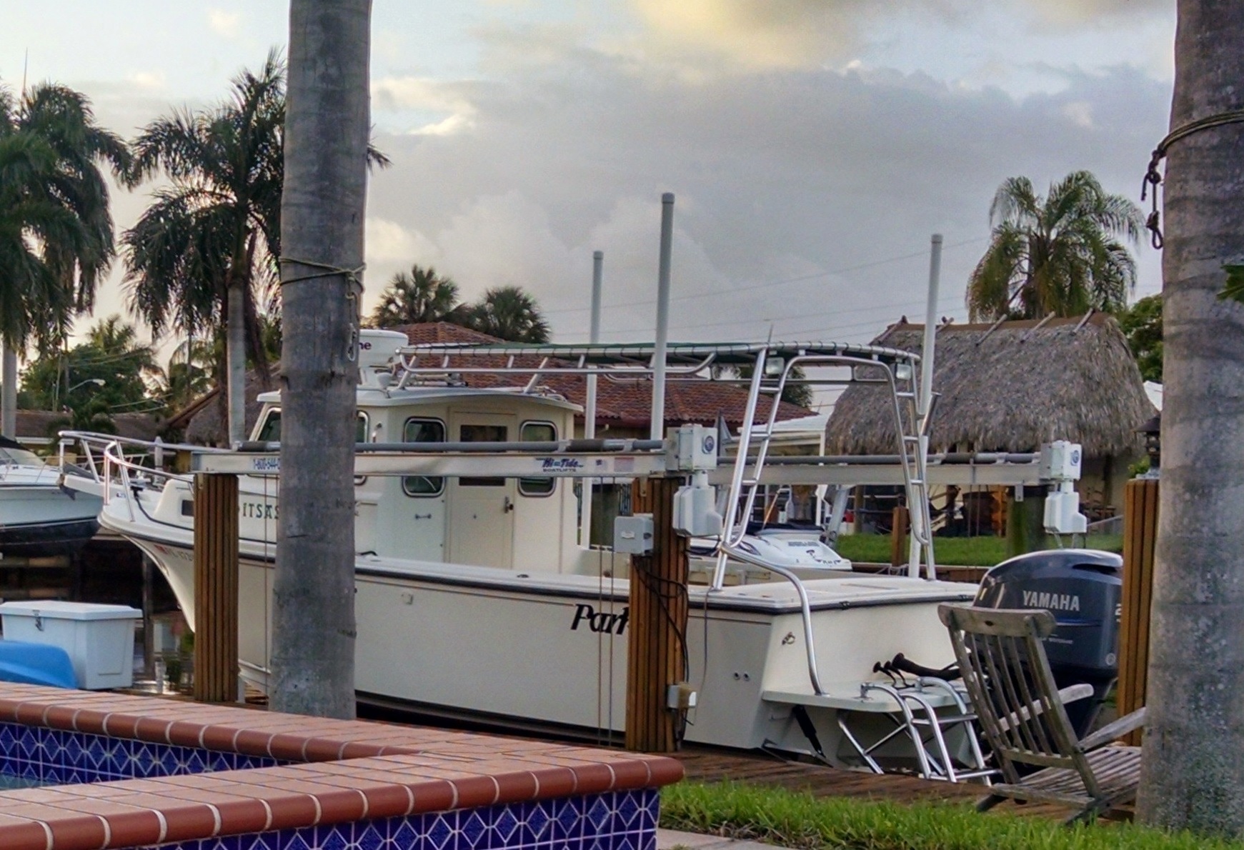 Backyard boat