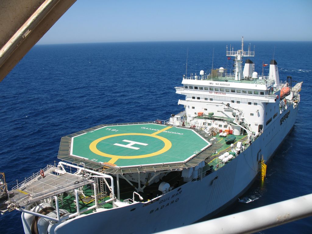 Badaro seen from the helicopter waiting area