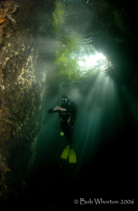 Barb in cavern