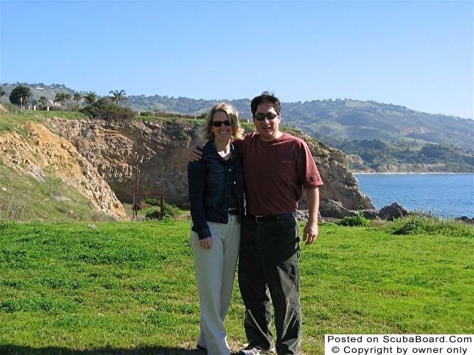 Becky and Jason at Old Marine Land in Palos Verdes, LA