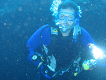 Ben inside the cathedrals at Lani