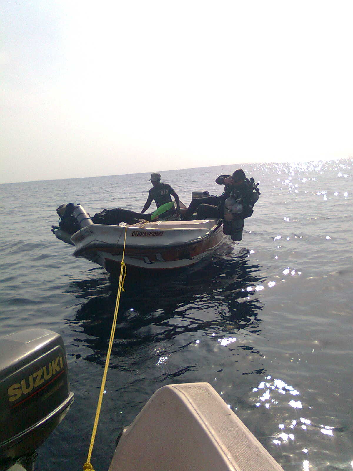 Boat point at the sri lanka diving tours. Deep Sea resort