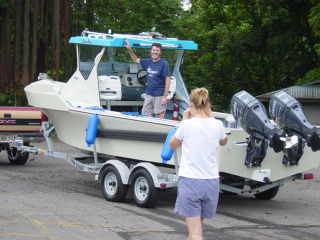 Boat ramp first time