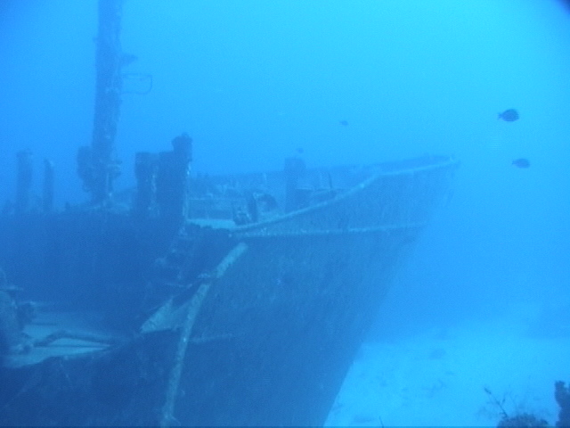 Bow of El Aguila - Roatan Honduras