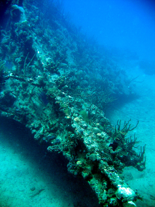 Bow of the RMS Rhone