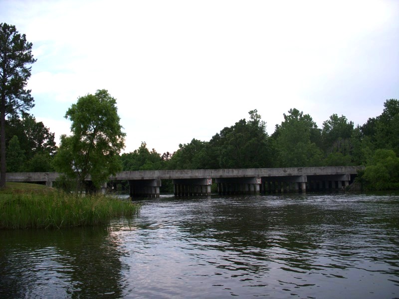 Bridge by the boat landing