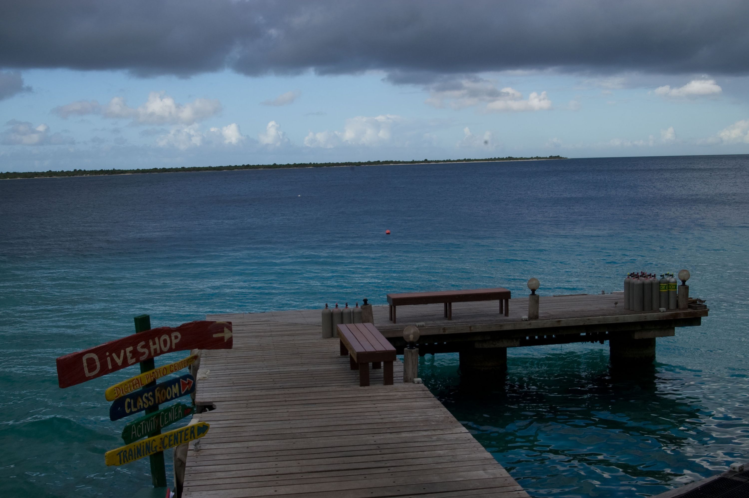 Buddy Dive boat dock, Bonaire