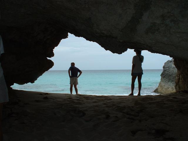 Cave at Great Harbour Cay, Bahamas