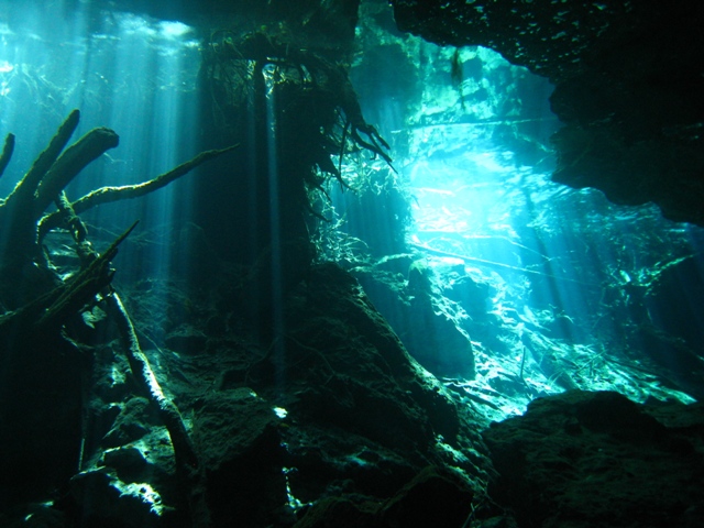 Cave Dives in Mexico (near Cancun) -- Feb 2008