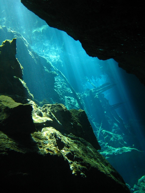 Cave Dives in Mexico (near Cancun) -- Feb 2008