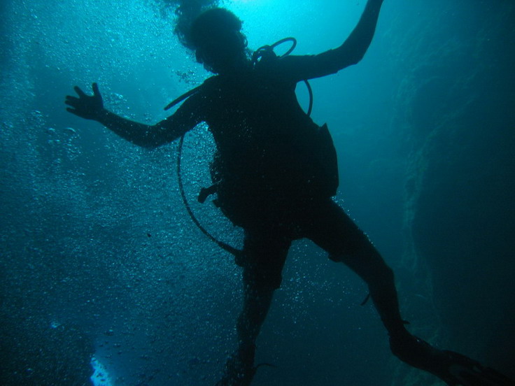 Chad at Blue Hole