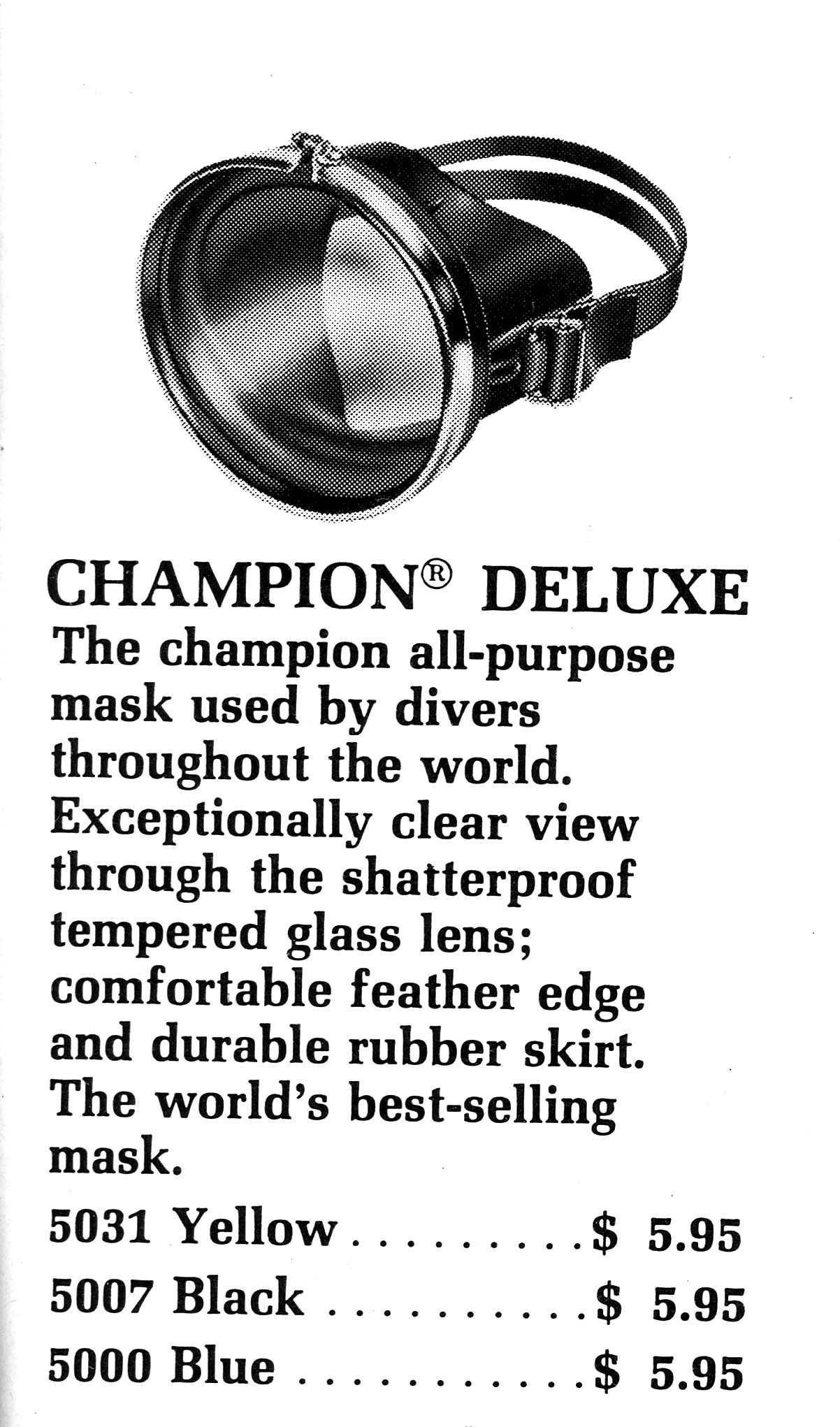 Champion Deluxe Mask
