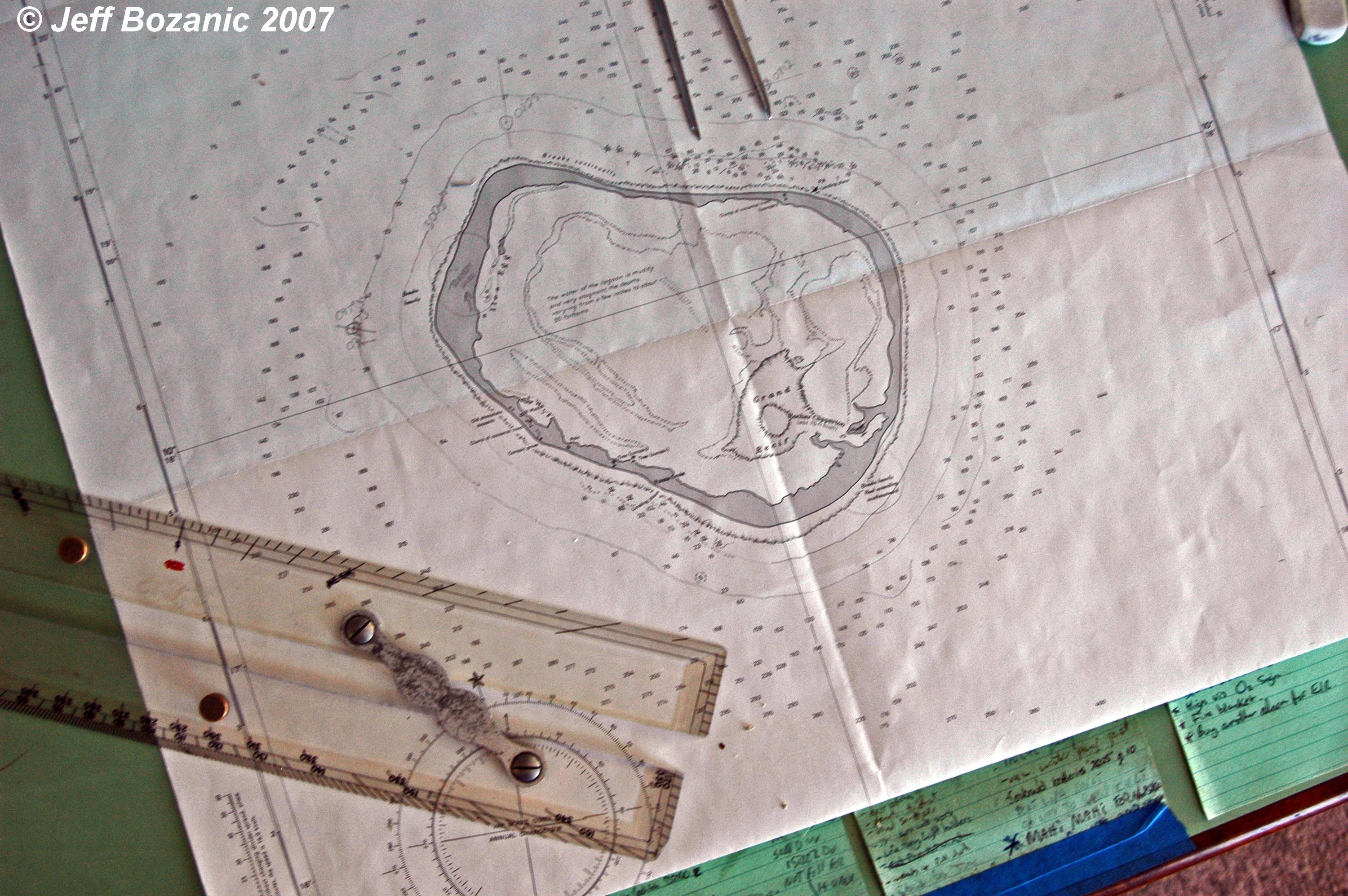 Chart of Clipperton Atoll