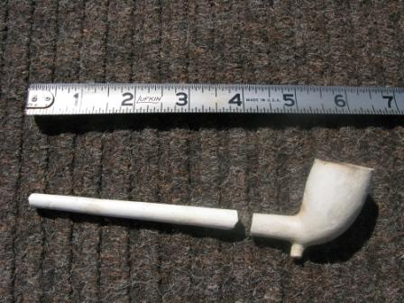 Clay Pipe and Stem