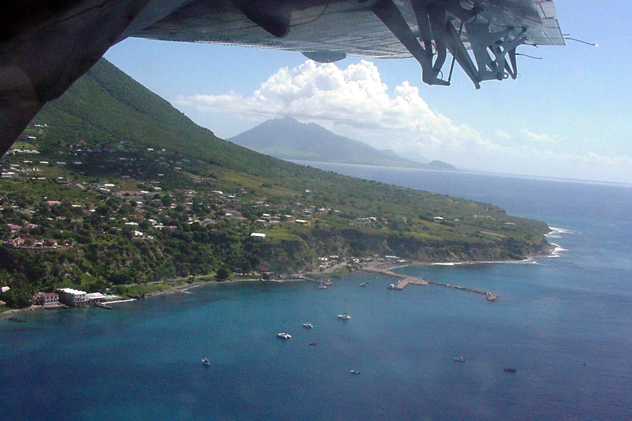 Coastline From Plane before landing