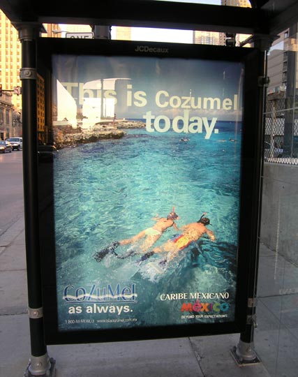 Cozumel Billboard - Downtown Chicago
