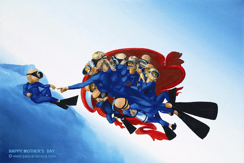 Creation of the Diver, by Pascal