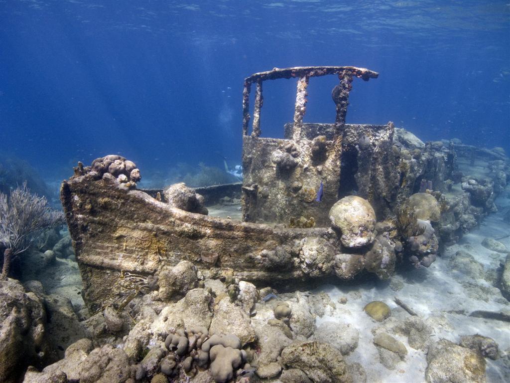 Curacao wrecks - Tugboat