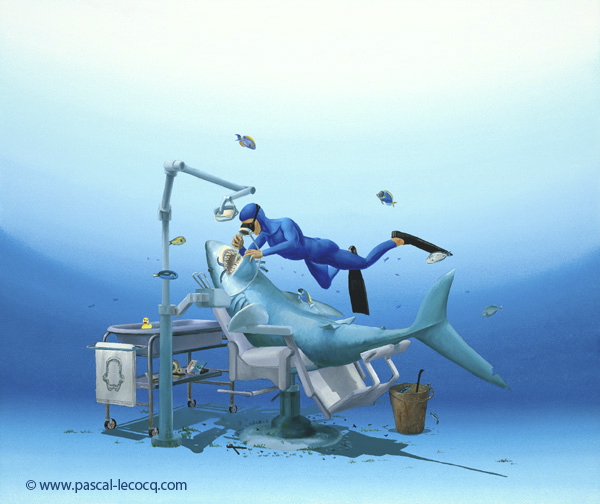 Deep dental decay, by Pascal