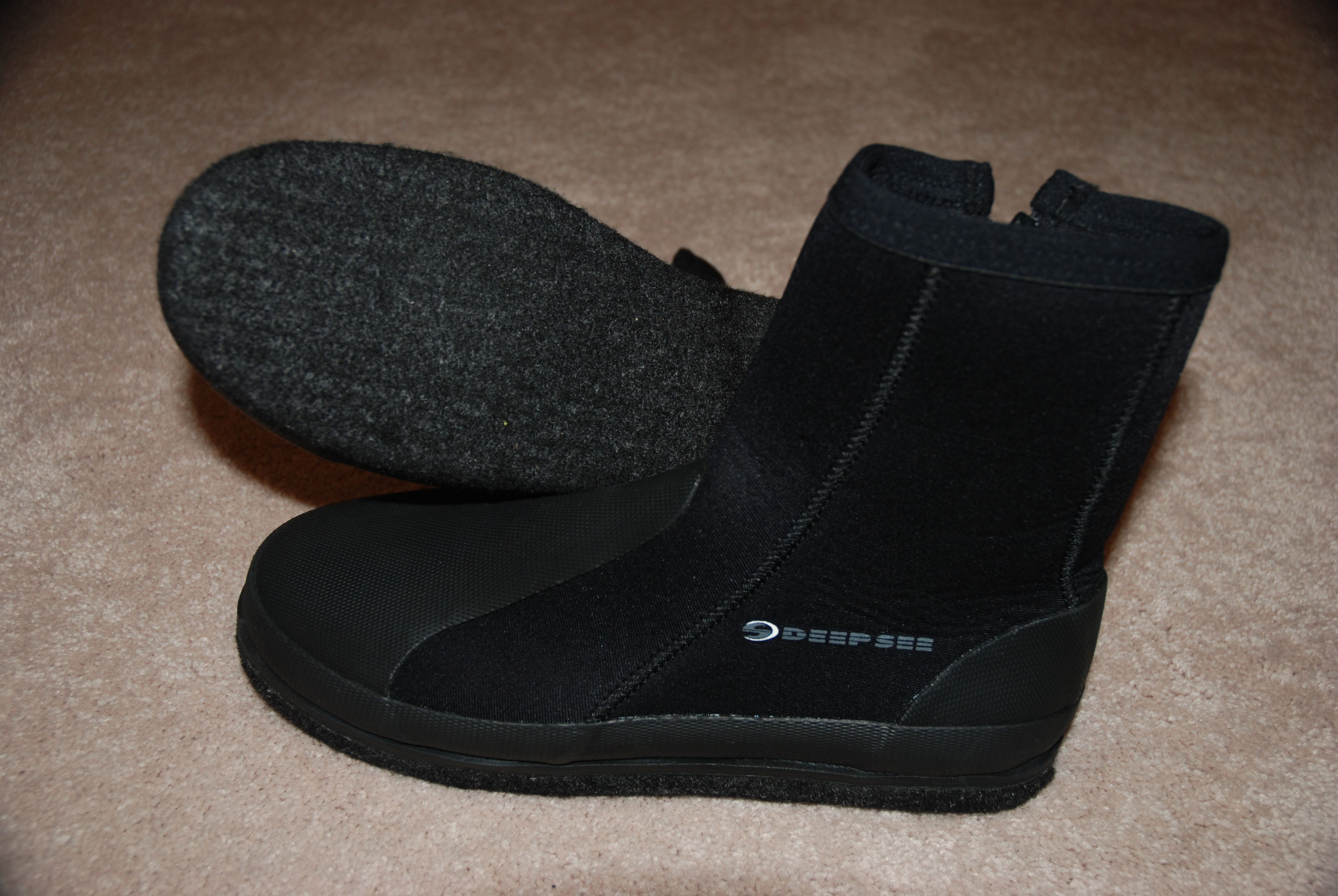 Deep See felt sole boots size 11