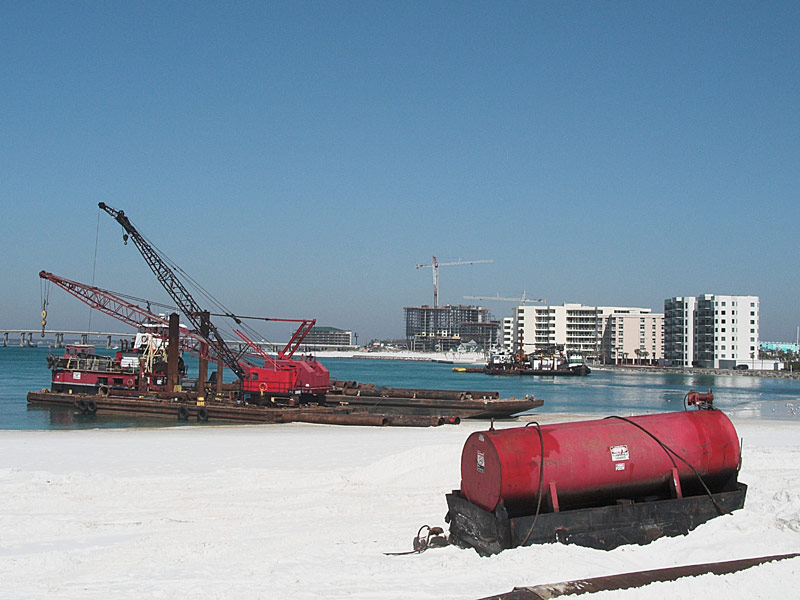 Destin Jetties dredging 3/4/06