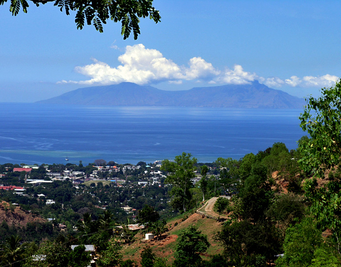 Dili with Atauro in the background