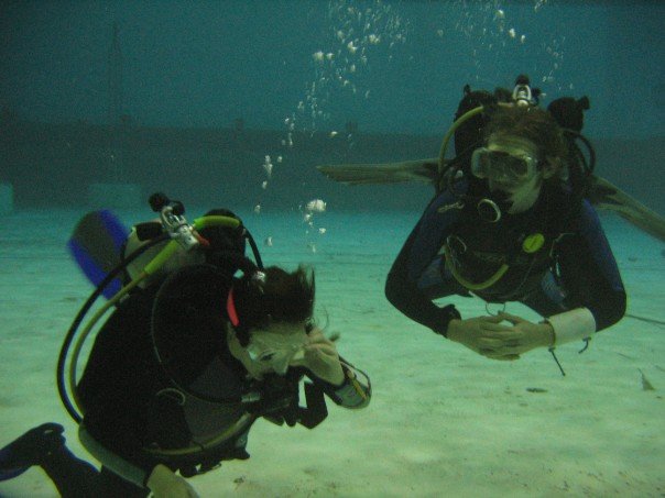 Divemastering with my wife